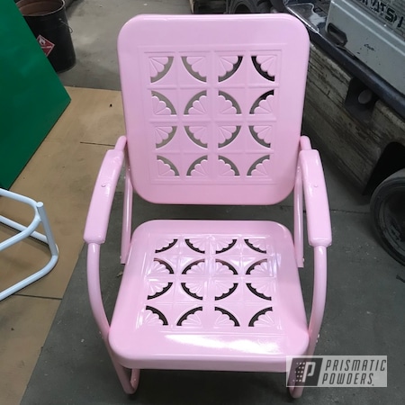 Powder Coating: Chairs,Patio Furniture,Patio Chair,Pink Chalk PSS-6954,Outdoor Patio Furniture