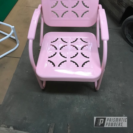 Powder Coating: Chairs,Patio Furniture,Patio Chair,Pink Chalk PSS-6954,Outdoor Patio Furniture