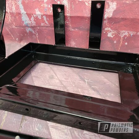 Powder Coating: Automotive,Ink Black PSS-0106,Battery Box,Automotive Parts