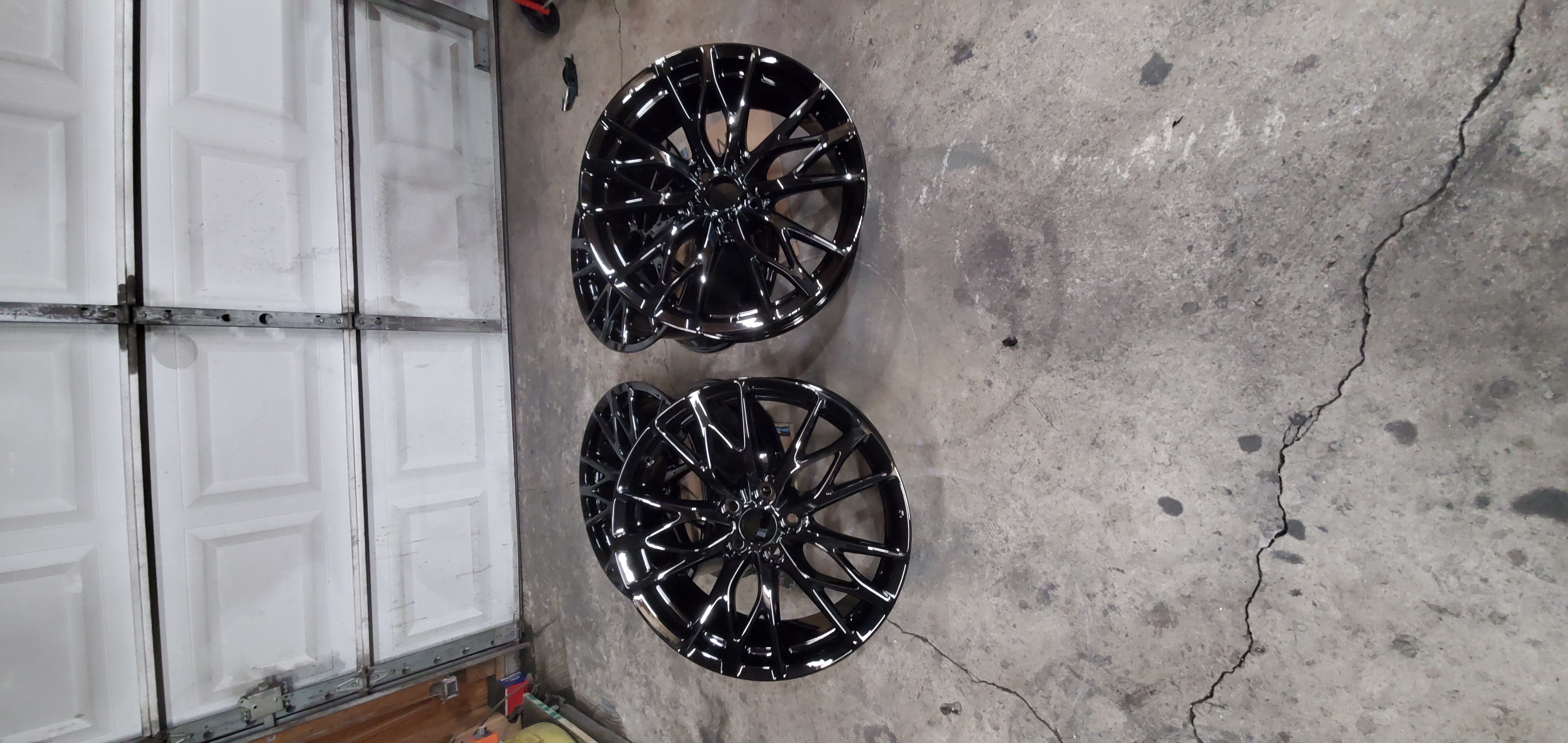 Lexus ISF Wheels in Gloss Black | Prismatic Powders