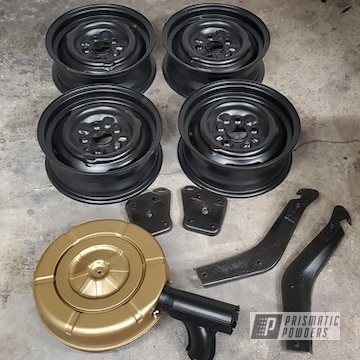 Powder Coated Ford Mustang Parts In Hss-1336 And Ems-0940