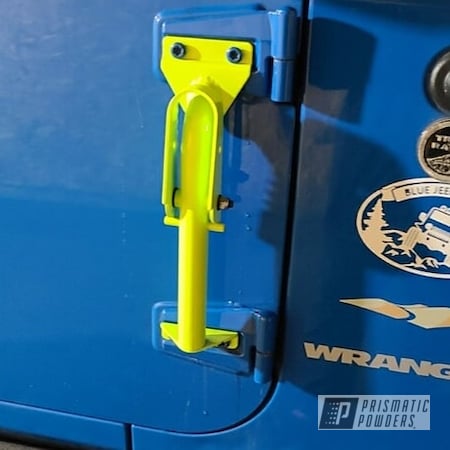Powder Coating: Automotive,Chartreuse Sherbert PSS-7068,Accessories,Steps,Jeep,Jeep Accessories,Wrangler,Custom Automotive Accents,Automotive Parts
