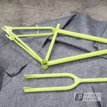 Powder Coated Bmx Bicycle Frame And Fork In Pss-1104