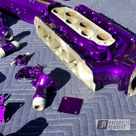 Powder Coating: Automotive Parts,Clear Vision PPS-2974,Illusion Purple PSB-4629,Honda,Automotive