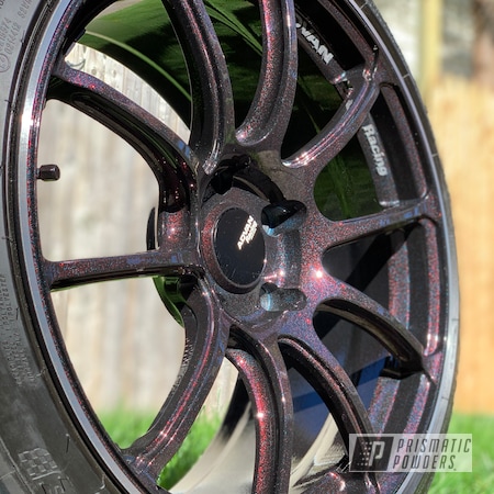 Powder Coating: Aluminum Wheels,19" Wheels,Rims,American Sparkle PMB-4425,Wheels