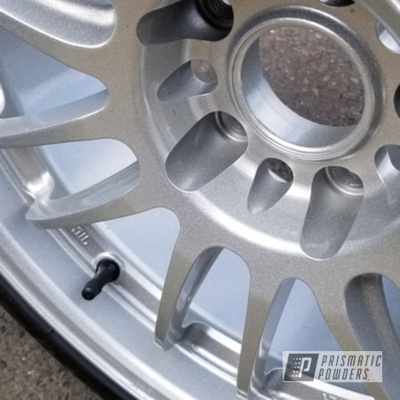 Powder Coating: Wheels,Heavy Silver PMS-0517,volk racing wheels,Rims,Automotive Rims,Automotive Parts,Automotive Wheels