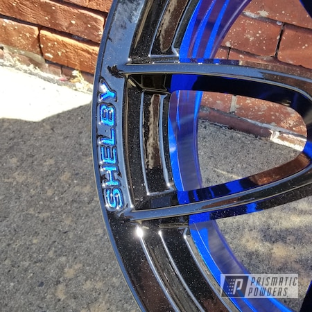 Powder Coating: Clear Vision PPS-2974,Automotive Wheels,Illusion Blueberry PMB-6908,Wheels