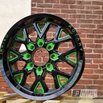 Powder Coated Two Tone Wheels In Pss-0106 And Pss-1070