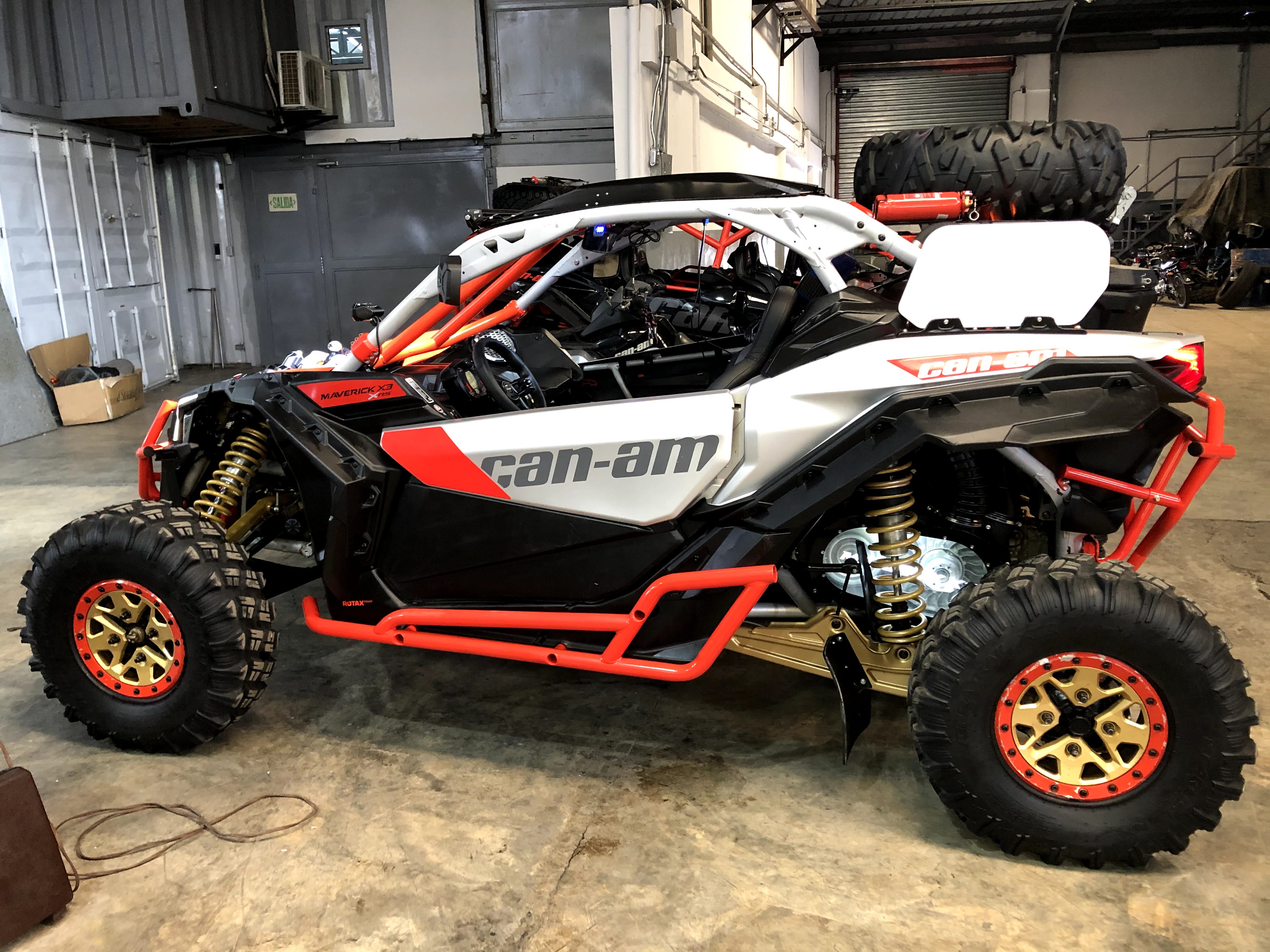 Can-Am Frame Finished in Bright Red | Prismatic Powders