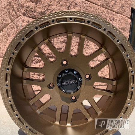 Powder Coating: Wheels,Method Wheels,Rims,Aluminum Rims,Method,Highland Bronze PMB-5860,Method Race Wheels