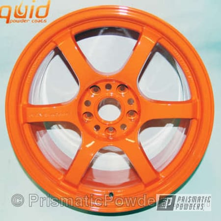 Powder Coating: Bright Orange PSS-0879,Wheels