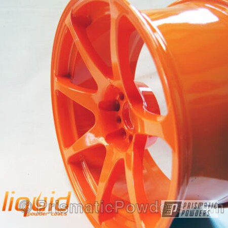 Powder Coating: Wheels,Bright Orange PSS-0879