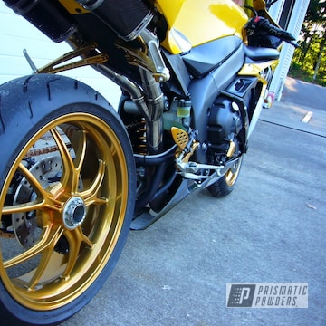 Powder Coated Motorcycle Wheels In Ppb-4499 And Pss-10300