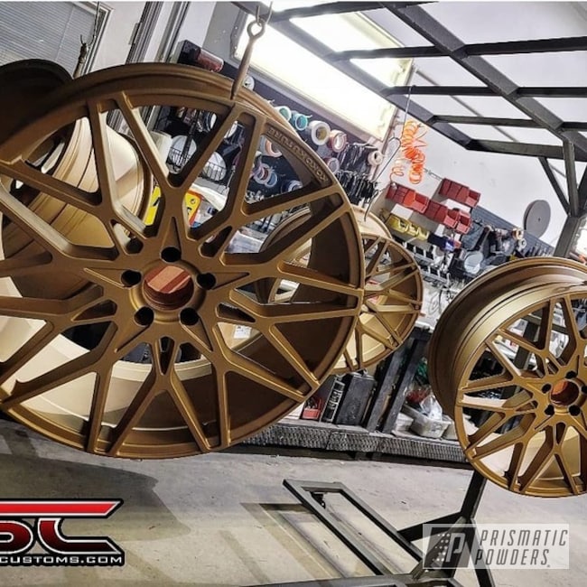 Powder Coated Wheels In Pmb-4303 And Pps-4005