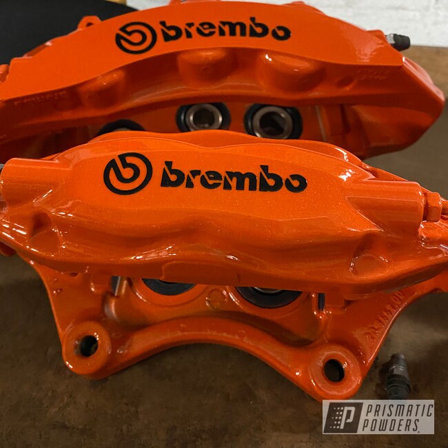 Brembo Brake Calipers in Illusion Lite Blue and Clear Vision