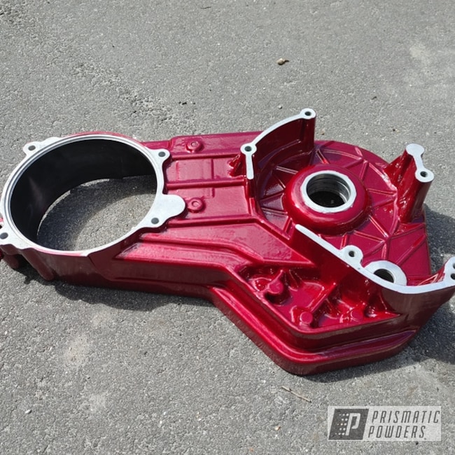 Powder Coated Harley Inner Primary In Upb-5812 And Pmb-6905