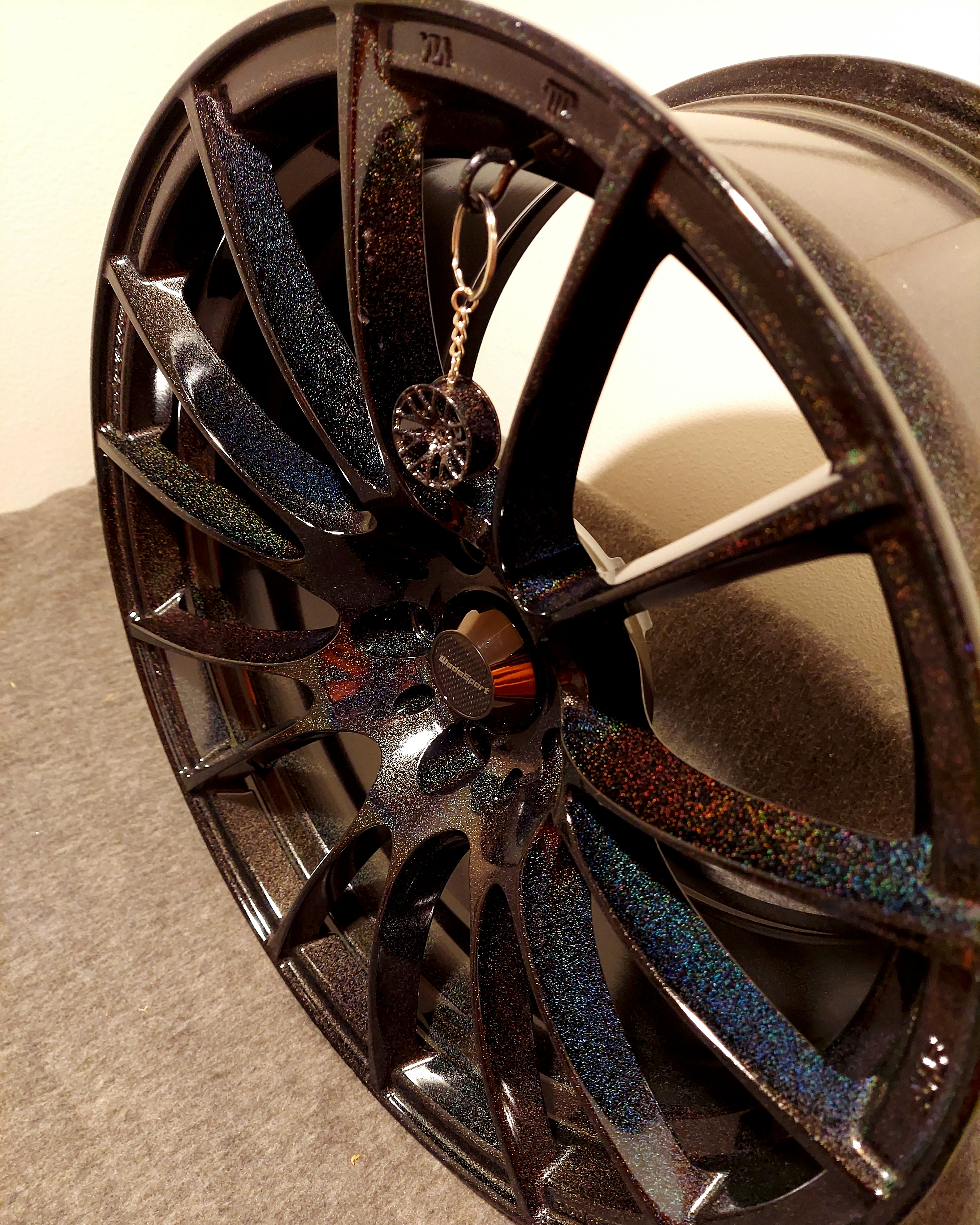 Subaru Wheels With Rainbow's End | Prismatic Powders