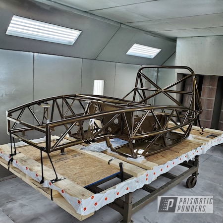 Powder Coating: Automotive,Bronze Chrome PMB-4124,chassis,Exocet Chassis,Miscellaneous