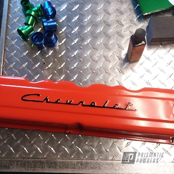 Powder Coated Chevrolet Valve Cover In Pss-0163