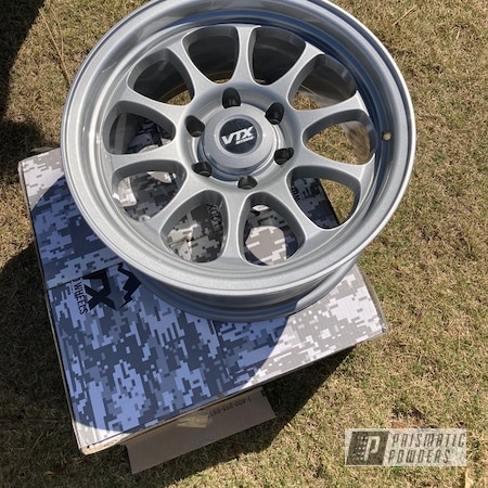 Powder Coating: Wheels,Rims,17" Aluminum Rims,SUV,Toyota,Aluminum,Alloy Silver PMS-4983,4runner,Aluminum Wheels