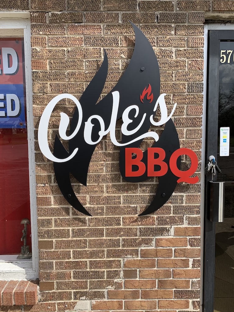 Custom Powder Coated Sign in Flatter Black, White and Very Red ...