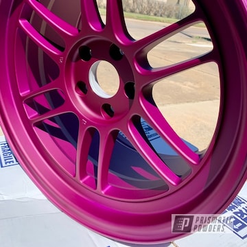 18" Enkei Wheels Coated In Illusion Purple And Casper Clear
