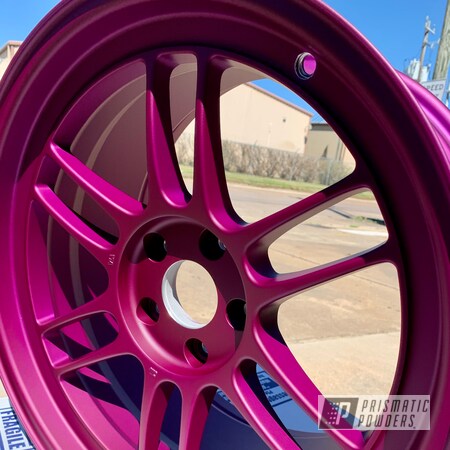 Powder Coating: Illusion Purple PSB-4629,Automotive,Enkie,Subaru,18" Aluminum Rims,Casper Clear PPS-4005