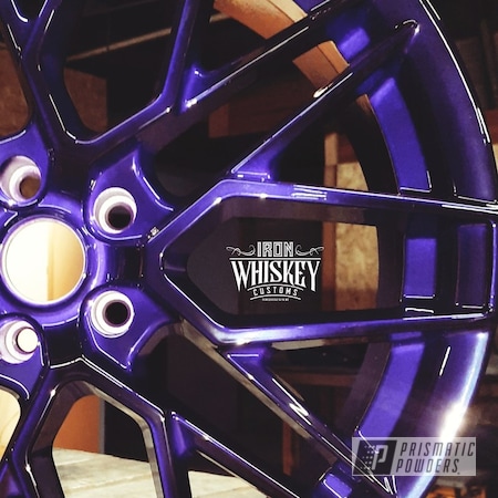 Powder Coating: Lollypop Purple PPS-1505,20" Wheels,Rims,Heavy Silver PMS-0517,Two Stage Application,Wheels