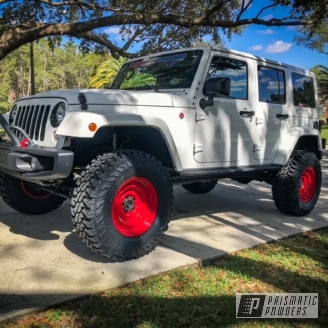 Powder Coated Jeep Wheels In Pss-0105