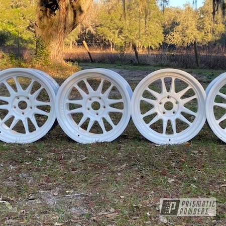 Powder Coating: 19" Wheels,Rims,Pearl White PMB-4364,Wheels