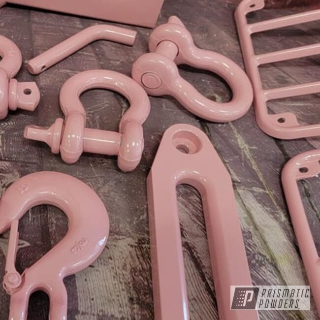 Powder Coated Jeep Parts In Ral 3015