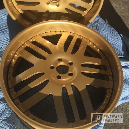 Powder Coating: 26” Wheels,Rims,Walts Gold PMB-4053,Clear Vision PPS-2974,Wheels