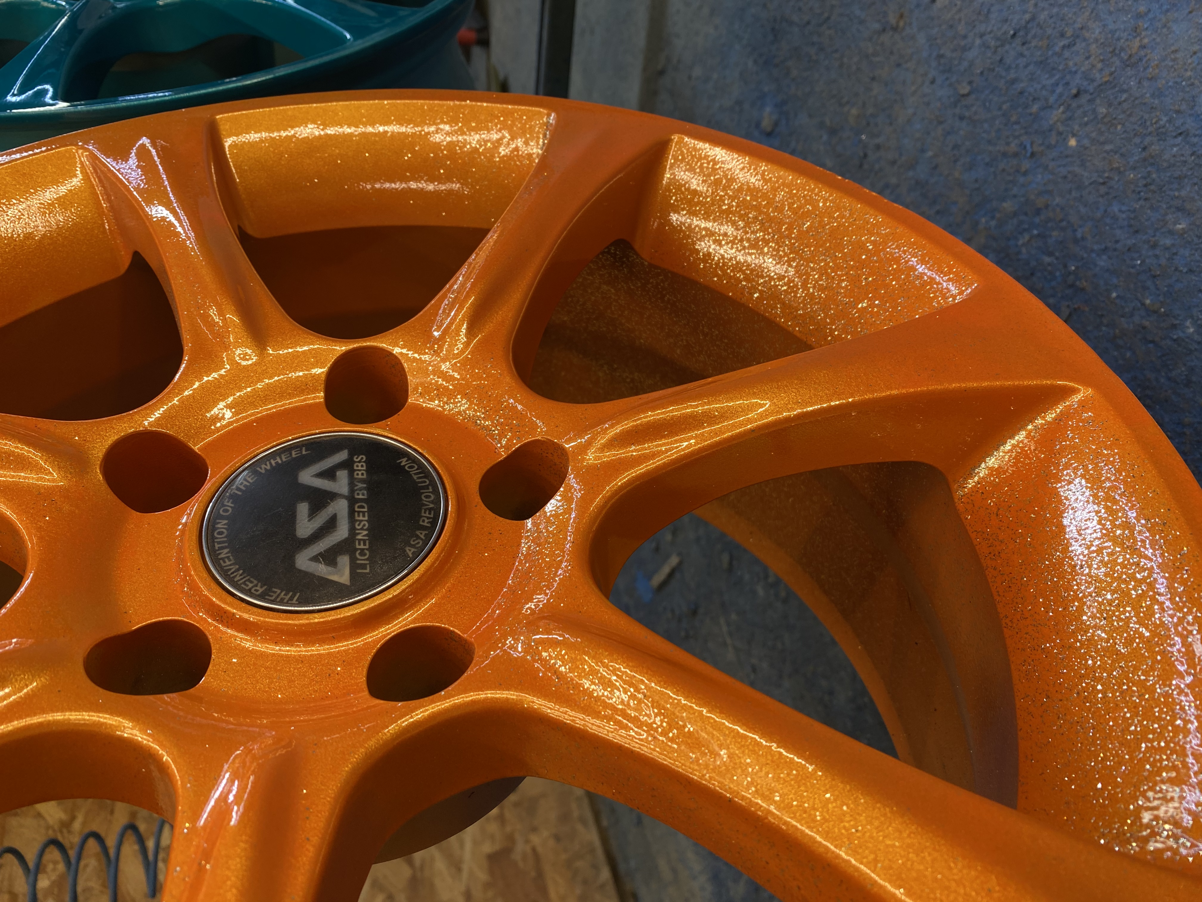 Custom Wheels Featuring Rockstar Sparkle and Illusion Orange ...