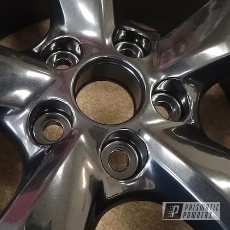 Powder Coating: Wheels,Black Metallic PMB-4105,Rims,Aluminum Rims,18" Aluminum Rims,Automotive Rims,Automotive Wheels,Aluminum Wheels