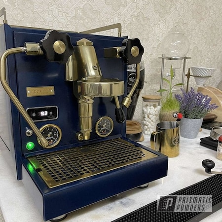 Powder Coating: Kitchen,Household,Coffee Machine,Drinkware,Brassy Gold PPS-6530,Golden Brass II PPB-4507,Blue Zircon PMB-8063