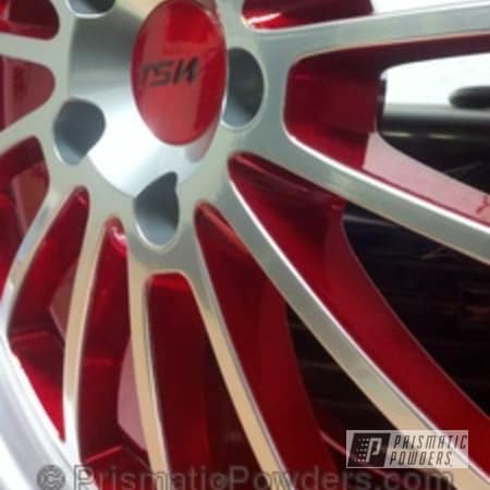 Powder Coating: Illusion Copper Plus PMB-5043,SUPER CHROME USS-4482,chrome,LOLLYPOP RED UPS-1506,Red,powder coated,Wheels