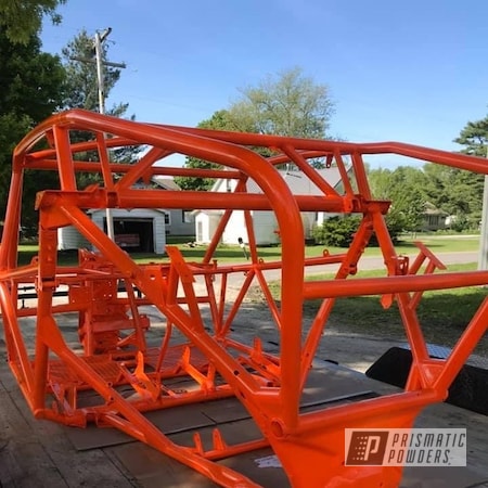 Powder Coating: ATV Frame,ATV,Frame,Striker Orange PPS-4750