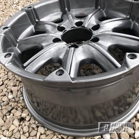 Powder Coating: Wheels,Black Chrome II PPB-4623,Rims,4x4 Wheels