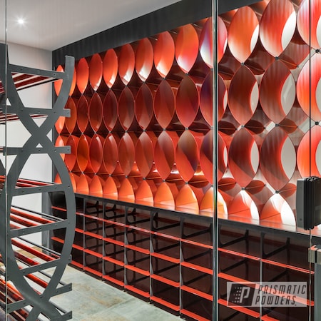 Powder Coating: Illusion Orange Cherry PMB-5509,Household,Wine Room,Home Decor,Clear Vision PPS-2974,Grey Creation PMB-6332,Decor,Furniture