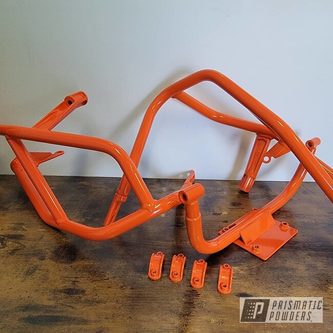 Powder Coated Motorcycle Parts In Pss-4045