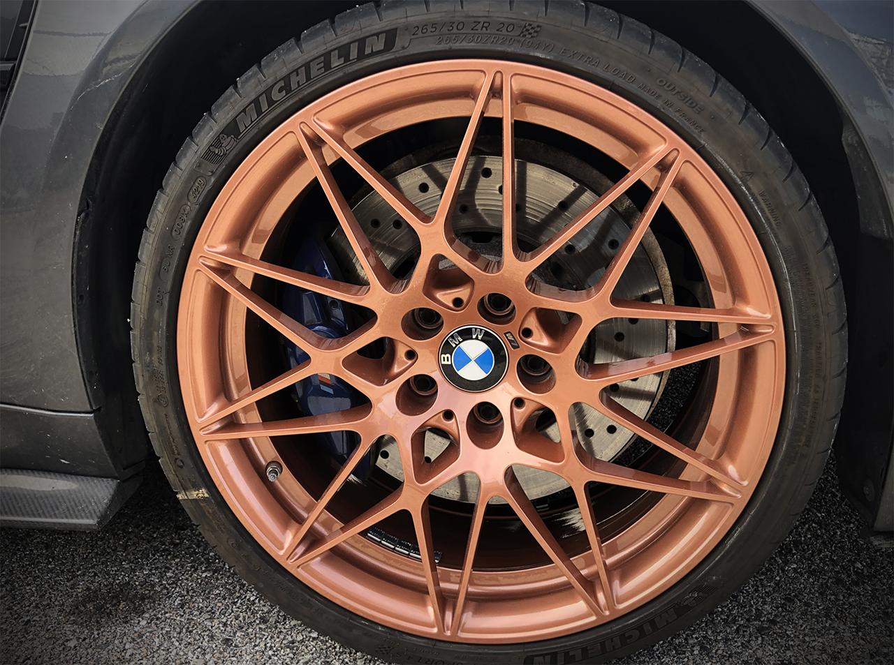 BMW Wheels Coated with Fireside Copper | Prismatic Powders