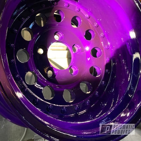 Powder Coating: Wheels,15" Steel Wheels,Clear Vision PPS-2974,Rims,Lollypop Purple PPS-1505