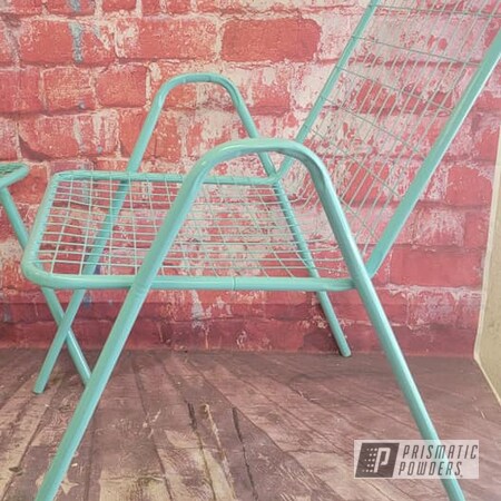 Powder Coating: Patio Chairs,Sea Foam Green PSS-4063,Chairs,Patio Furniture,Outdoor Furniture,Lawn Chairs,Outdoor Patio Furniture