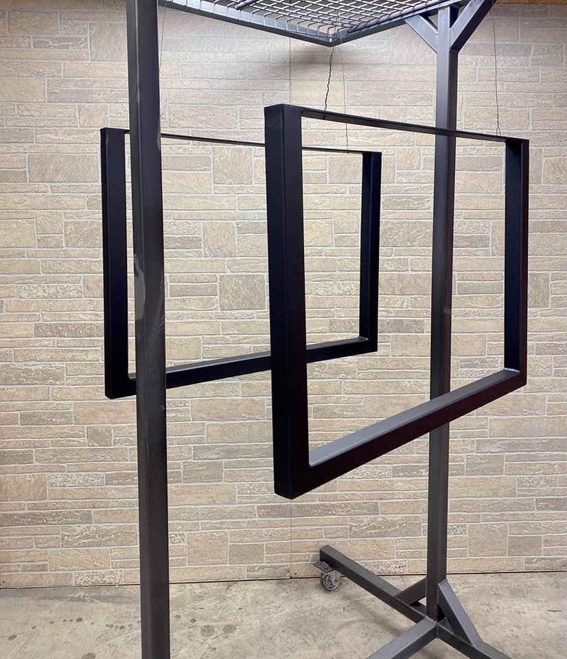 Custom Table Finished with Autumn Black | Prismatic Powders