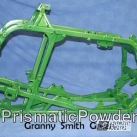 Powder Coating: Green,Granny Smith Green PMB-2733,Off-Road,powder coated,ATV Frame