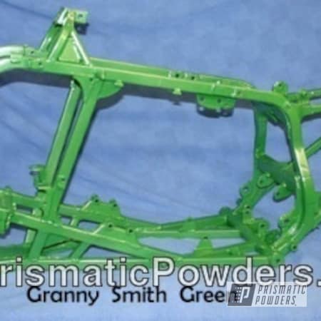 Powder Coating: Green,Granny Smith Green PMB-2733,Off-Road,powder coated,ATV Frame