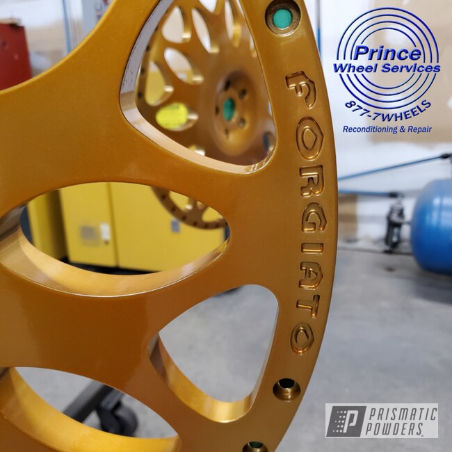 Powder Coated Forgiato Wheels In Hss-2345 And Ppb-2331