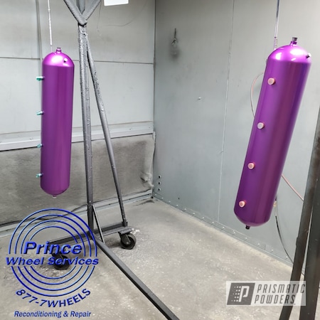 Powder Coating: Air Ride Tank,Suspension,Air Lift,Clear Vision PPS-2974,Air Ride,Automotive,Suspension Parts,Illusion Violet PSS-4514