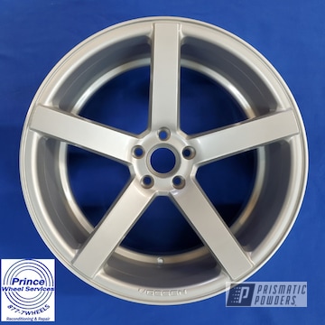 Powder Coated Vossen Wheels In Pmb-6525 And Pps-2974