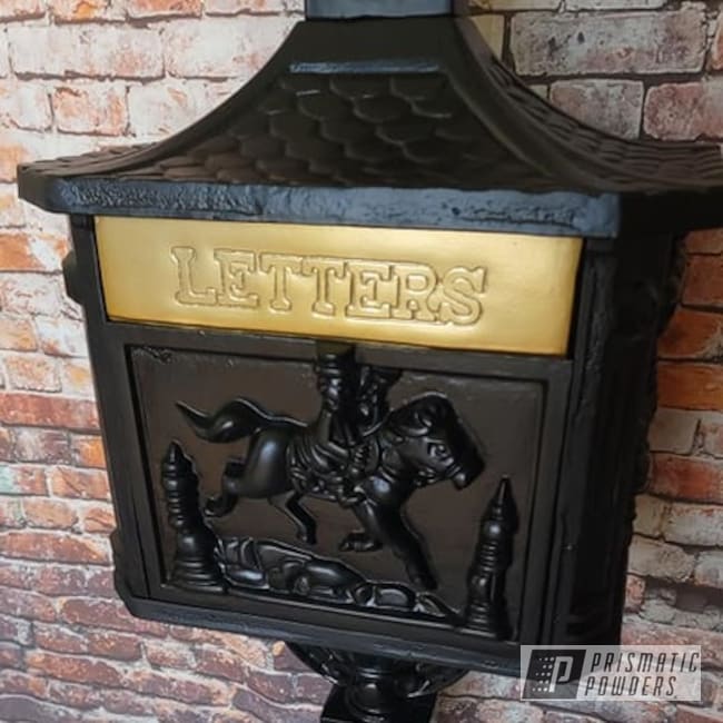 Powder Coated Vintage Mailbox In Hss-2345, Uss-1522 And Ppb-4499
